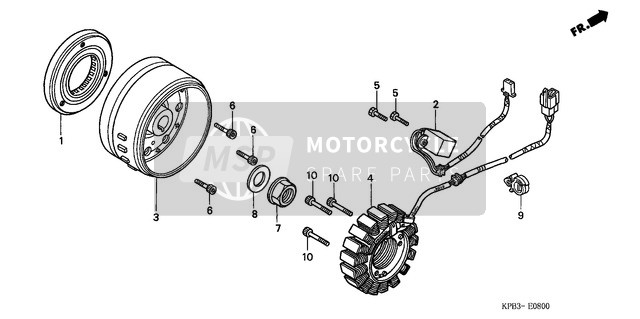 Honda NSS250 2003 Générateur pour un 2003 Honda NSS250